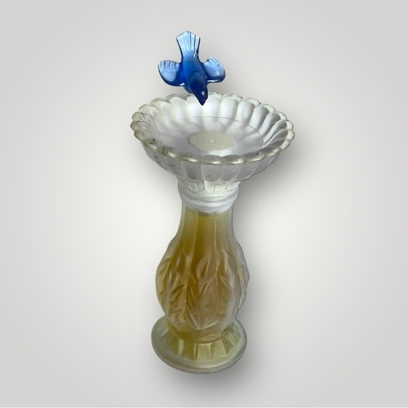 Vintage Avon Bird Bath with Blue Bird - Picture 9 of 11